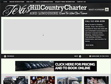 Tablet Screenshot of hillcountryshuttleservice.com